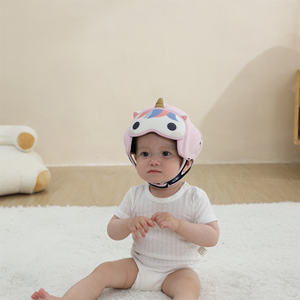 Casco di sicurezza per bambini Mambobaby a forma di unicorno, protezione regolabile per la testa dei bambini che gattonano e imparano a camminare - Product Image 5