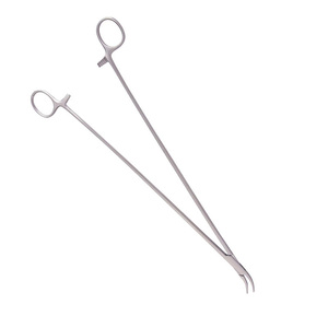 Pinza Clark Básica de Acero Inoxidable para Histerectomía, Instrumento Quirúrgico Autoclavable para Procedimientos Ginecológicos, Accionamiento Manual - Product Image 3