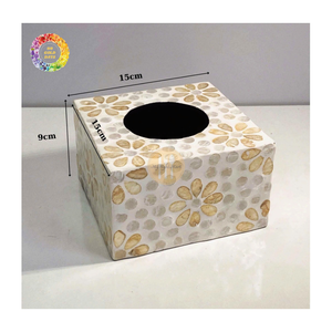 Premium Mother <b>of</b> Pearl Inlay <b>Tissue</b> <b>Box</b> Cover Handmade Wooden Home Decor Handicraft Wholesale - Product Image 1
