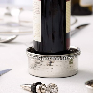 Handmade Metal Bottle <b>Coasters</b> With Intricate Engravings That Add Aesthetic Beauty To Any Living Room Setting - Product Image 6