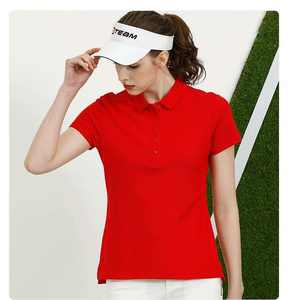 Vente en gros de polos décontractés pour femmes Polos respirants à manches courtes 100% coton de haute qualité avec logo personnalisé - Product Image 5