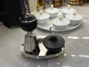 3 Piezas de Incensario Árabe Bakhoor Ecológico, Quemador de Incienso Aromático, Portavelas de Metal Decorativo, Arte Exquisito para el Hogar M R - Product Image 2