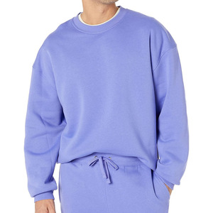 Sudadera de Cuello Redondo Extra Grande para Hombre, 100% Algodón Pesado, Precio de Fábrica al por Mayor - Product Image 1