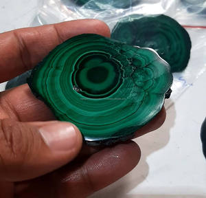 Haute qualité Malachite grande tranche pierre précieuse pour article de décoration pour la saison estivale fabrication de bijoux pierre précieuse pour bague en argent pierre précieuse - Product Image 3