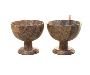 Taza de helado de piedra de mármol, cuencos del desierto, cuencos de tazas de helado de mármol - Product Image 3