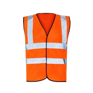 Hi Vis Work <b>Vest</b> for Men Women Customizable Reflective Mesh Construction Waterproof Polyester Material Custom Logo <b>Support</b> - Product Image 1