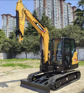 Excavadoras SANYsSY60C de 6 y 5 toneladas, usadas, de segunda mano, mini excavadoras hidráulicas de cadenas, en buen estado, con certificación CE, en venta. - Product Image 6