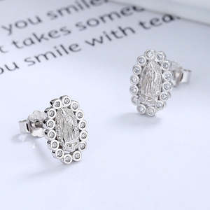 Orecchini in Argento Sterling con Cristalli Miracolosi e Cristalli Scintillanti - Product Image 2