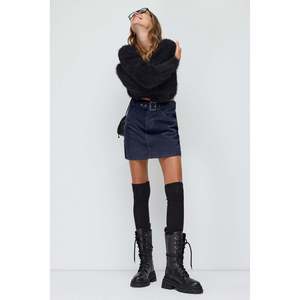 <b>Velvet</b> Trim Mini <b>Skirt</b> - Product Image 3