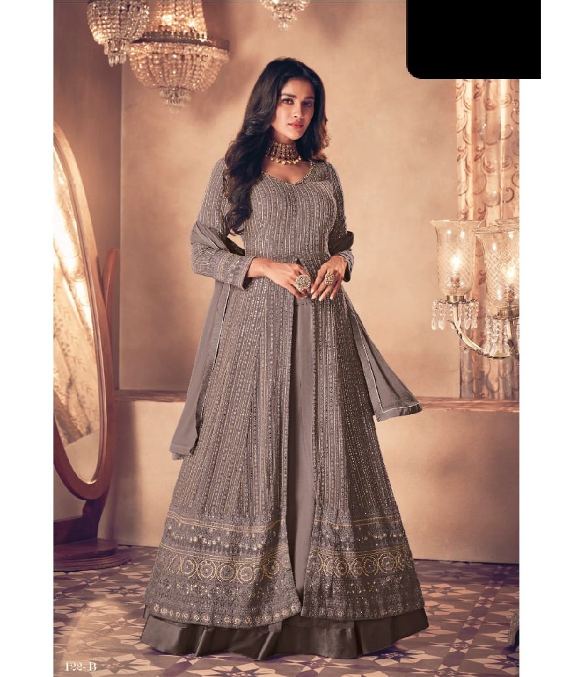 chinese dress ladies Buy Women's Green long dress with balloon sleeves Online in India