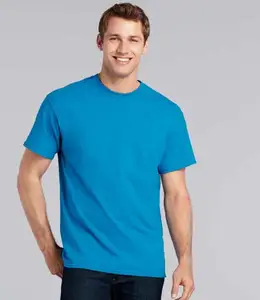 도매 남자 T 셔츠 사용자 정의 100% 면 티셔츠 인쇄 사용자 정의 로고 블랙 화이트 블루 레드 그레이 그린 옐로우 또는 모든 색상