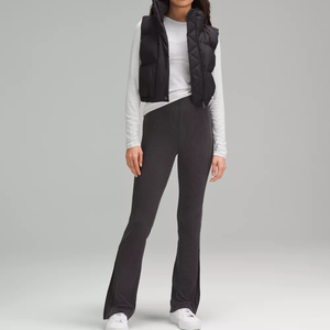 Conjunto de Top Corto Deportivo para Mujer, con Capucha, Transpirable, Resistente al Viento, Ecológico, de Secado Rápido, Teñido en Prenda, con Botones de Malla, 100% - Product Image 2