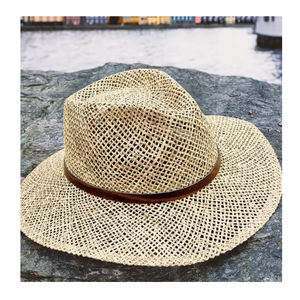 Sombrero de paja mexicano clásico diseñado en Vietnam Un sombrero de paja perfecto para recreaciones y temas - Product Image 1