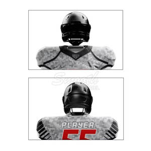 Uniforme de football américain de haute qualité avec logo personnalisé, fabrication professionnelle, vêtements de sport, uniforme de football américain à vendre - Product Image 3