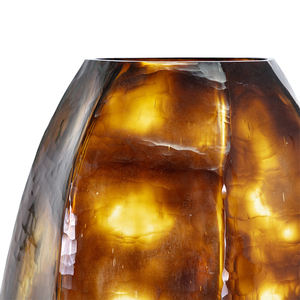 3-Tone Glass Decorative Table Vase for Home Decor, Centerpieces, and Elegant <b>Flower</b> <b>Display</b> - Product Image 6