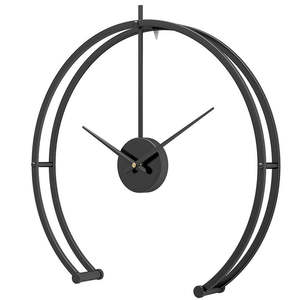 Metal Vintage Analog <b>Wall</b> <b>Clock</b> in White Colour 50cm <b>for</b> Bedroom Home OfficeHallDining Room Elegant Large Modern - Product Image 3