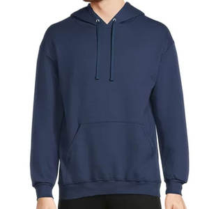 Sweat basique personnalisé Sweat-shirt oversize à épaules tombantes pour hommes Sweat-shirt à capuche uni avec poche kangourou - Product Image 2