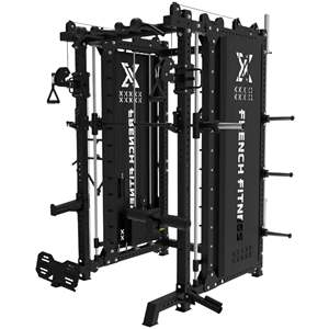 Nuevo Sistema de Gimnasio en Casa: Rack Smith Comercial de Acero con Cable y Entrenador Funcional para Entrenamiento de Fuerza con Contrapeso - Product Image 2