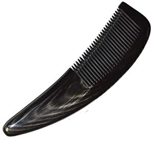 Peigne à barbe en corne Logo personnalisé Peigne à barbe professionnel à brosse Peigne à barbe en corne double face biodégradable à prix d'usine - Product Image 2