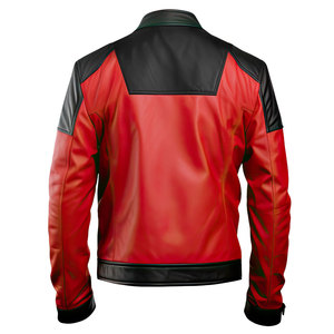 Veste en cuir d'hiver de haute qualité d'usine de mode extérieure de service d'OEM nouveau design chaud intérieur vestes en cuir d'hiver - Product Image 2