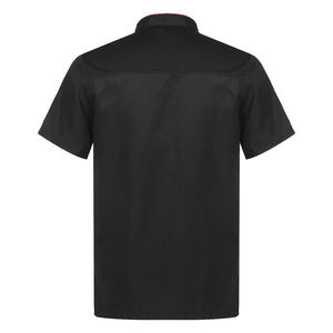 Chaqueta de Chef de algodón polivinílico de nueva calidad y abrigo de Chef más barato Botón de doble botonadura logotipo personalizado uniforme chaquetas de Chef para restaurante - Product Image 4