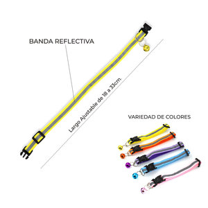 Collare LED Riflettente Moderno per Cani e Gatti, Guinzaglio in Nylon Semplice ed Elegante con Stampa Cartoon per Piccoli Animali - Product Image 3