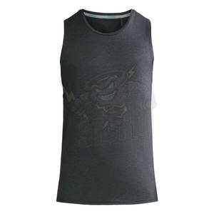 Camiseta sin mangas de cuello redondo de algodón ultrasuave para hombre, ajuste cómodo, personalizable, alta calidad, transpirable, ligero, gimnasio de verano - Product Image 6