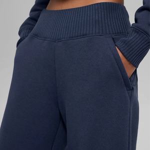 Pantalones Deportivos de Felpa para Mujer, Cintura Alta, Cálidos, Suaves y Cómodos, Pantalones de Salón, Logotipo Personalizado OEM, Pantalones Casuales de Moda de Invierno - Product Image 4