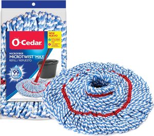 O-Cedar Genuine MicroTwist MAX Twist <b>Mop</b> <b>Head</b> Replacement | Machine Washable | Reusable | <b>Microfiber</b> Refill - Product Image 6