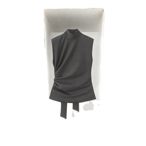 Novedades de Otoño: Blusas sin Mangas Tejidas para Mujer, Elegantes, Casuales, con Hombros Reforzados y Corte Ajustado - Product Image 4