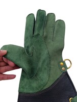 Gants de fauconnerie en cuir personnalisés, piège à animaux, 35 cm de long, imperméables, durables, légers, de haute qualité, fabrication artisanale, toutes saisons