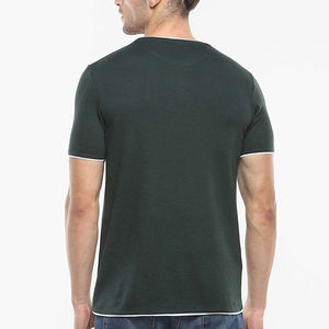 T-shirts pour hommes personnalisés de haute qualité, élégants, vierges, avec logo OEM, couleur unie, surdimensionnés, 100% coton - Product Image 2