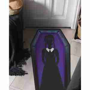 Alfombra interior Wednesday con diseño de ataúd Dark Side - Product Image 5