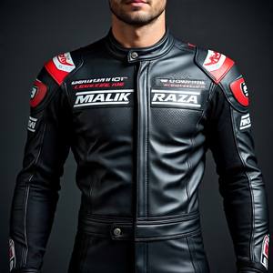 Traje de carrera de motocicleta de cuero genuino | Ajuste personalizado de una pieza | Deslizadores de rodilla y codo reemplazables | Suministro de alta calidad - Product Image 2