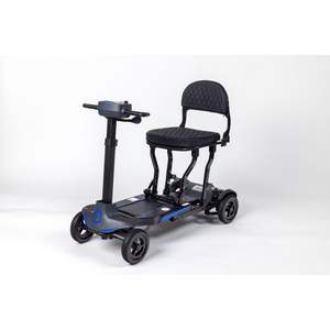 Scooter de mobilité Monarch Supa Carbon Lite ultra-léger, pliable automatiquement, 4 mph, autonomie de 9 miles, anti-crevaison, pour personnes handicapées - Product Image 4