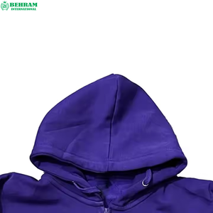 Sudaderas con Cremallera Unisex al por Mayor, 100% Algodón, Ligeras, Transpirables, Ropa de Invierno en Diferentes Colores con Pedrería para el Trabajo - Product Image 3