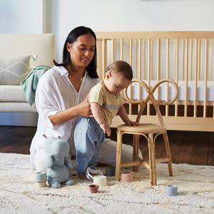 Chaise en rotin vintage design moderne pour enfants, mobilier de salle à manger d'extérieur, de cuisine et de salon de haute qualité, à prix d'usine, pour les parcs - Product Image 2