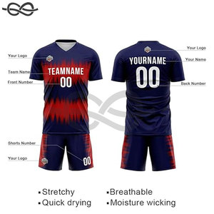 Vêtements de sport Maillot de football Chemises de haute qualité Pas cher Club Conception personnalisée Maillot de football par sublimation Maillots d'équipe Motif Couleur - Product Image 4
