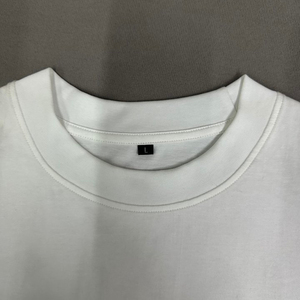 เสื้อยืดคอกลมผ้าคอตตอนโอเวอร์ไซส์สำหรับผู้ชายพิมพ์ลายไหล่ตกออกแบบแนวสปอร์ตตามสั่ง - Product Image 6