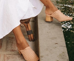 Handmade Creations Moroccan Raffia Slide Sandals, <b>Flats</b>, Raffia Shoes - Product Image 2