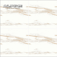 Novac Carrelage de sol et mur en céramique MARBELLA BEIGE ALPINE 600x600mm Surface brillante élégante pour la décoration intérieure