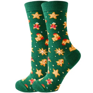 Chaussettes d'hiver douces et chaudes en laine de Noël avec motif de Père Noël, chaussettes de Noël mignonnes pour femmes, hommes et enfants, cadeau de Noël - Product Image 2