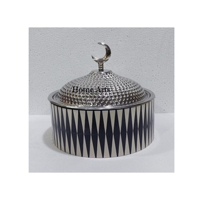 Bonne qualité vadrouille et chauffe-plats en acier marmite fabuleuse conception forme ronde marmite pour accessoires de mariage - Product Image 1