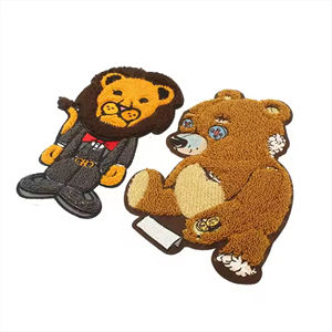 Écussons brodés personnalisés avec logo cœur et fleur, accessoires de vêtements professionnels à coudre en coton/laine/polyester 2025 - Product Image 3