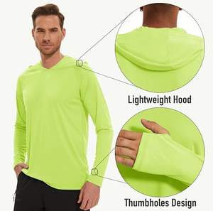 Y2K personalizado de los hombres de gran tamaño con capucha de algodón Jersey Top transpirable verano ropa de calle serigrafiado de talla grande camisetas para correr OEM - Product Image 5