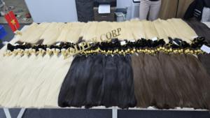 Cheveux humains bruts vietnamiens de qualité supérieure fabriqués à partir de 100% cheveux vierges non transformés soyeux, lisses, sans enchevêtrement et naturellement beaux. - Product Image 3