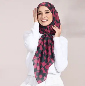 Easy Wear Smooth Hijab Instant Cotton Voile Prayer Scarf Muslim Dress Clothes Niqab Face Cover Scarves Head Scarf for Women