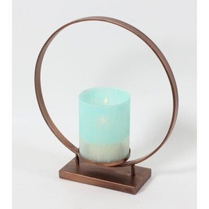 Porte-bougie en métal moderne minimaliste pour la décoration de table basse, chambre à coucher et style de maison contemporain - Product Image 6