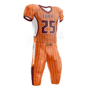 Conjunto de uniforme de talla grande de fútbol americano con logotipo personalizado fabricado en fábrica con diseño único transpirable Crea tu propio look - Product Image 1