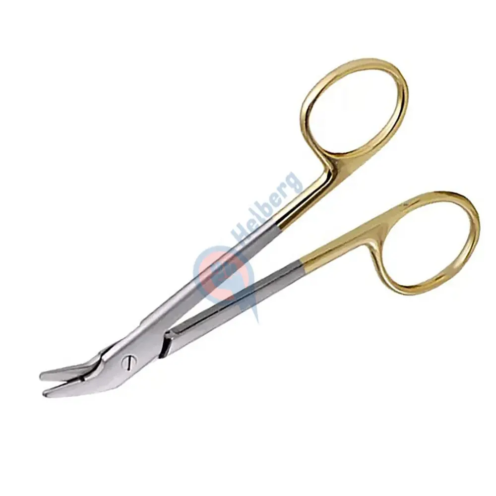 TC Universal Wire Cutting Scissor Angled One Toothed Cutting Edge